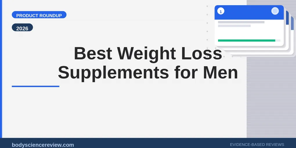 Best Weight Loss Supplements for Men 2026: Top Ranked Picks